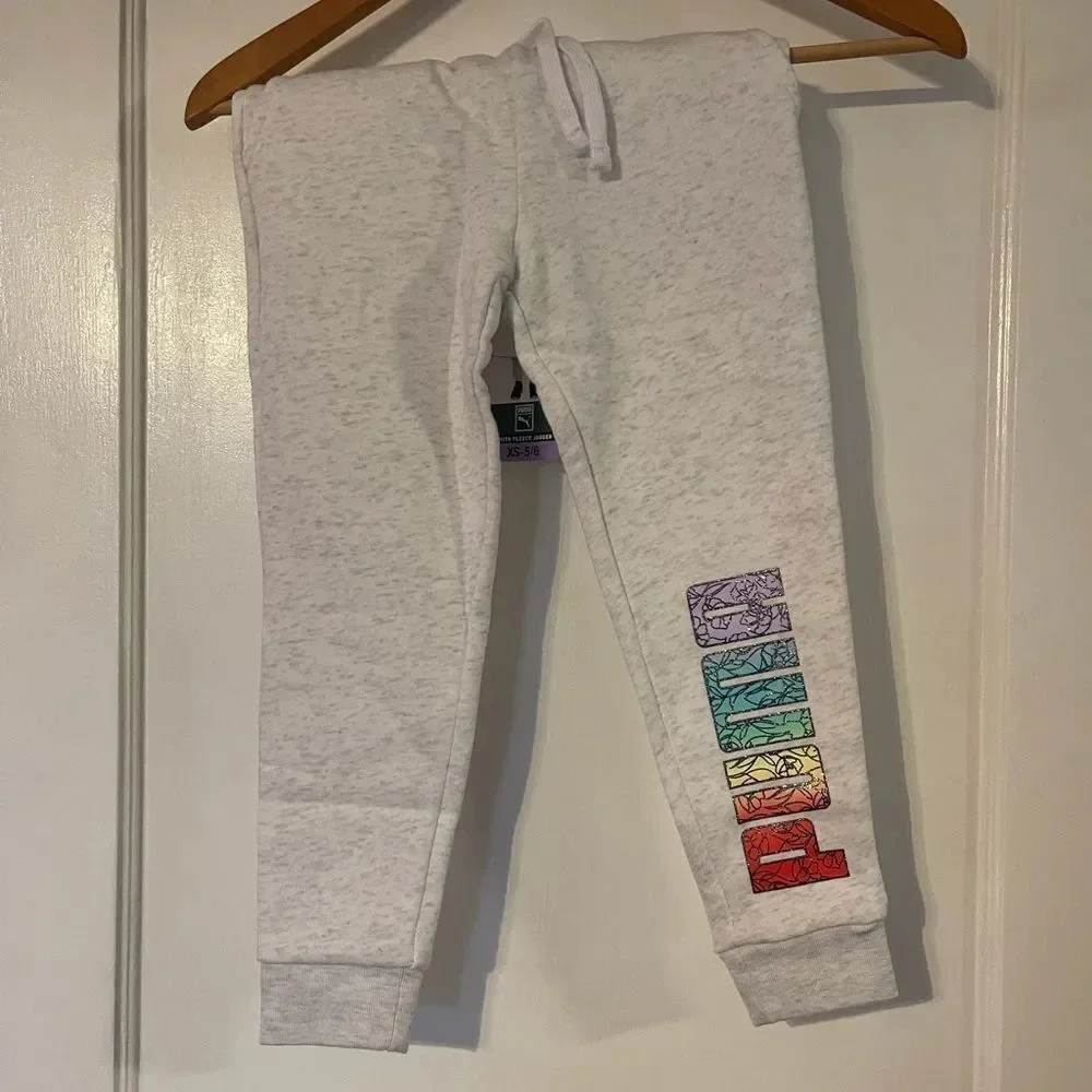 Puma youth fleece joggers 5/6